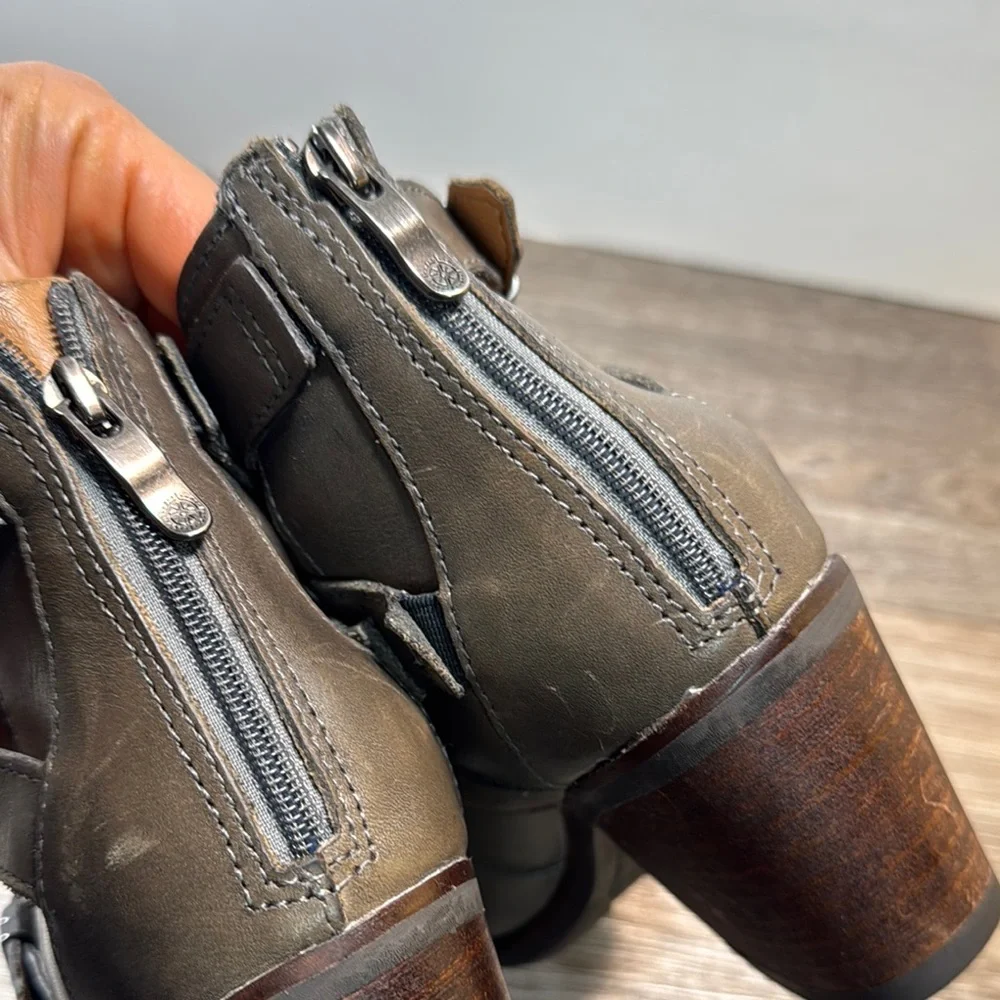 Bussola Brown Ankle Boots woman’s size 38 (b110)